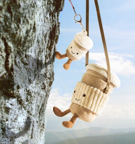 香港現貨 JellyCat Coffee crossbody bag