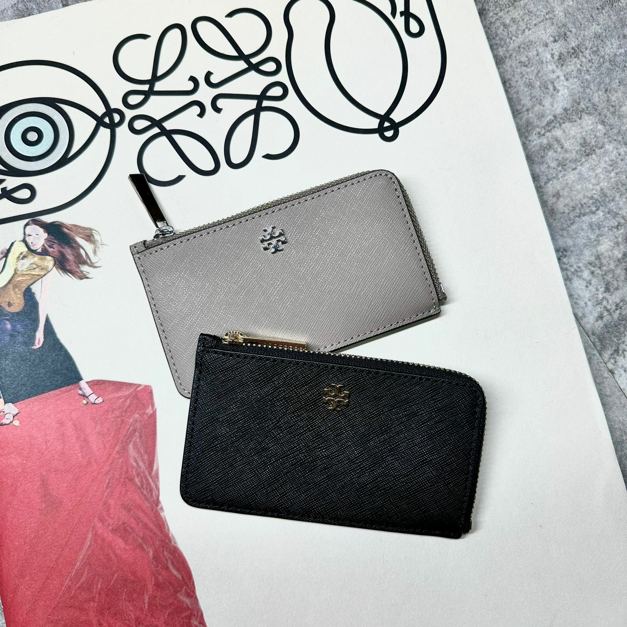 香港現貨 Tory Burch Emerson Zip Card Case