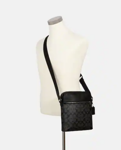 香港現貨 Coach Houston Flight Bag In Signature Canvas