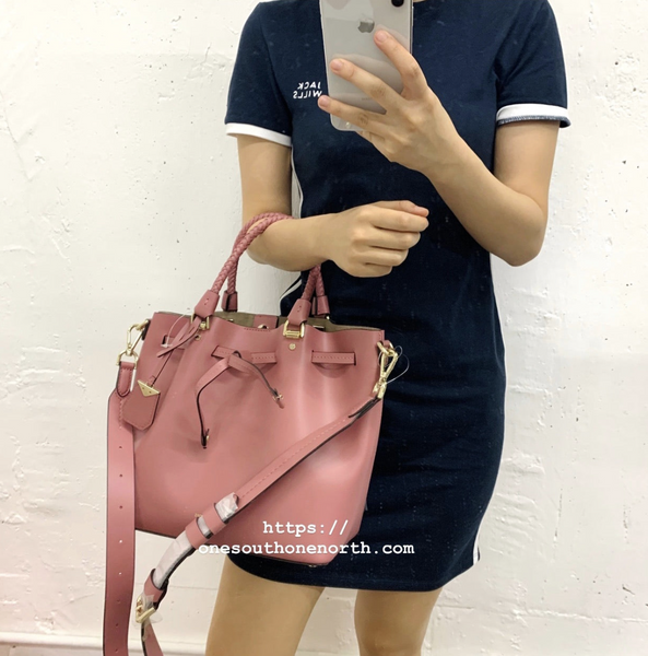 香港現貨  Michael Kors Blakely Medium Bucket Bag 金扣