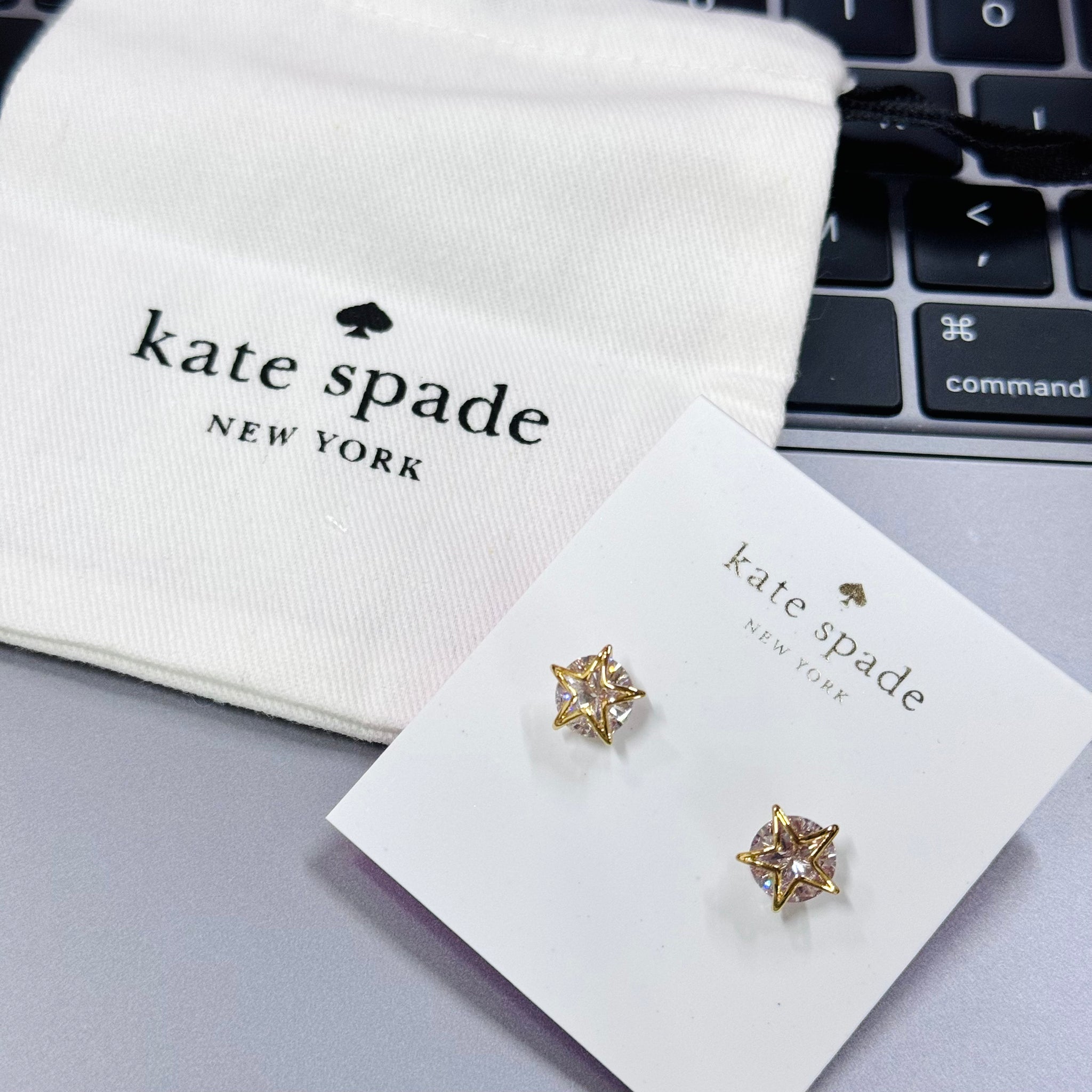 Katespade103  香港現貨 Kate Spade Earring (with dust bag)